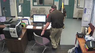 Video shows booking of accused Dallas officer