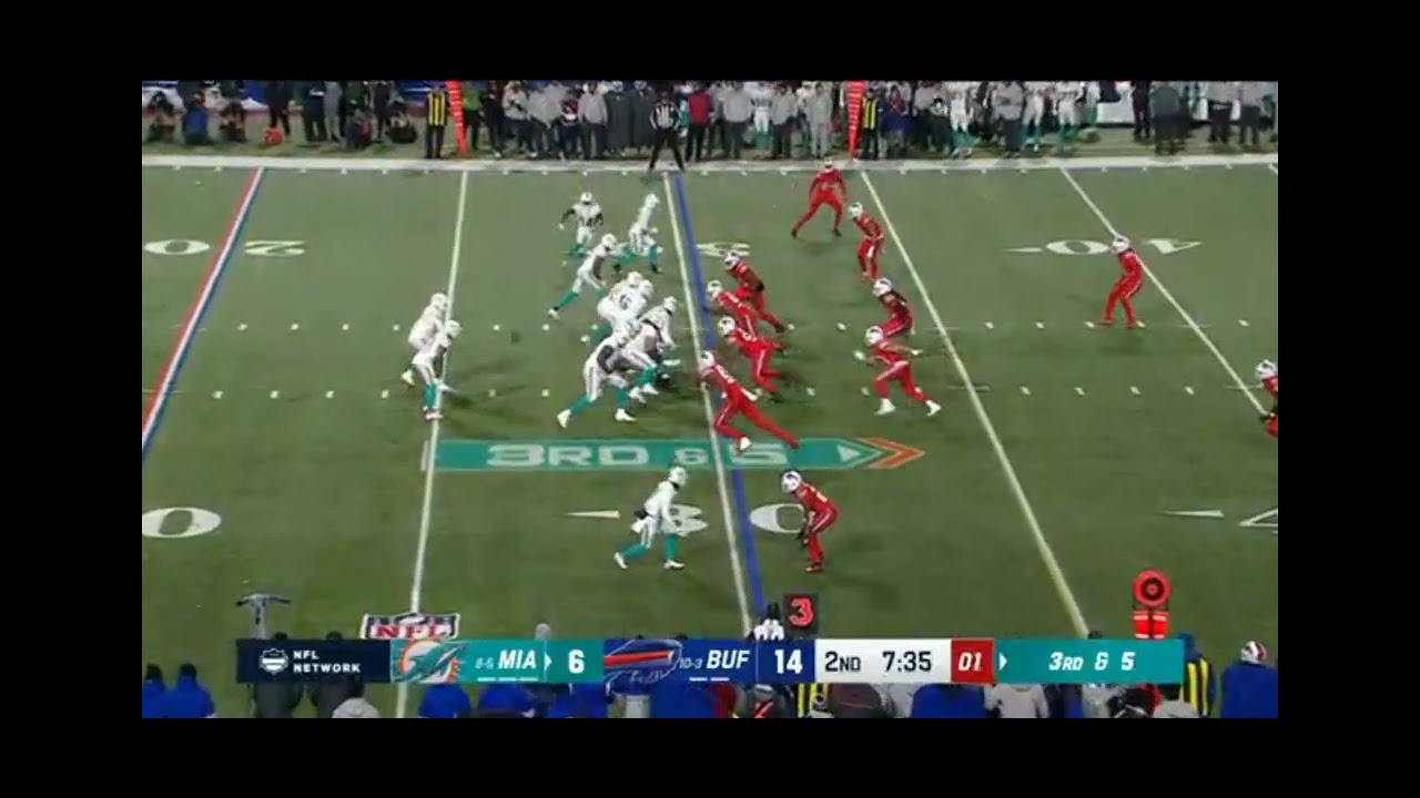 Tua throws a Clean throw to Waddle YouTube