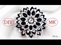 Многослойный цветок Канзаши / Вариант сборки, МК / DIY Layered Kanzashi Flower