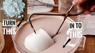 How to Make glaze for pottery with store bought powder