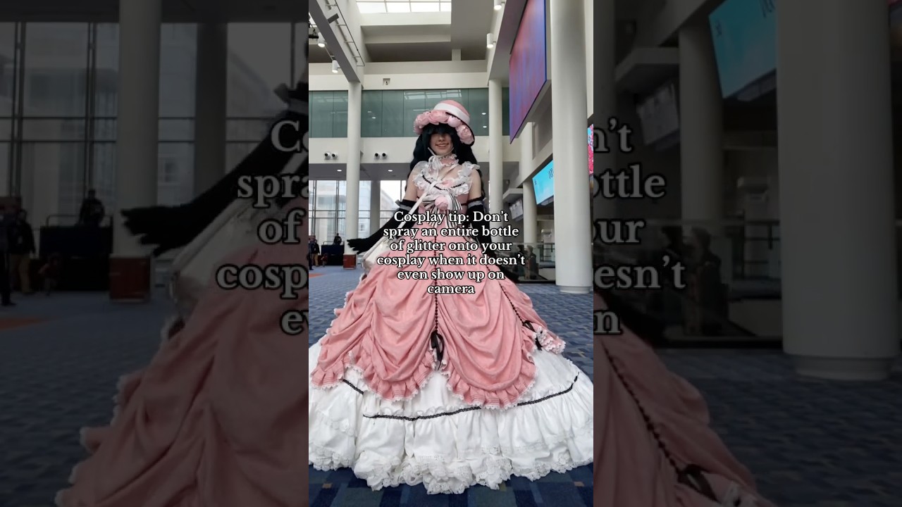 Totally not saying this from experience 😭 Put glitter ✅  waste it ❌ #cielcosplay #cosplay #ciel