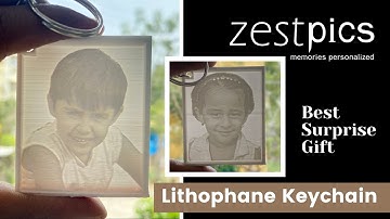 Lithophane Keychain | 3D Litho Gifts | Zestpics