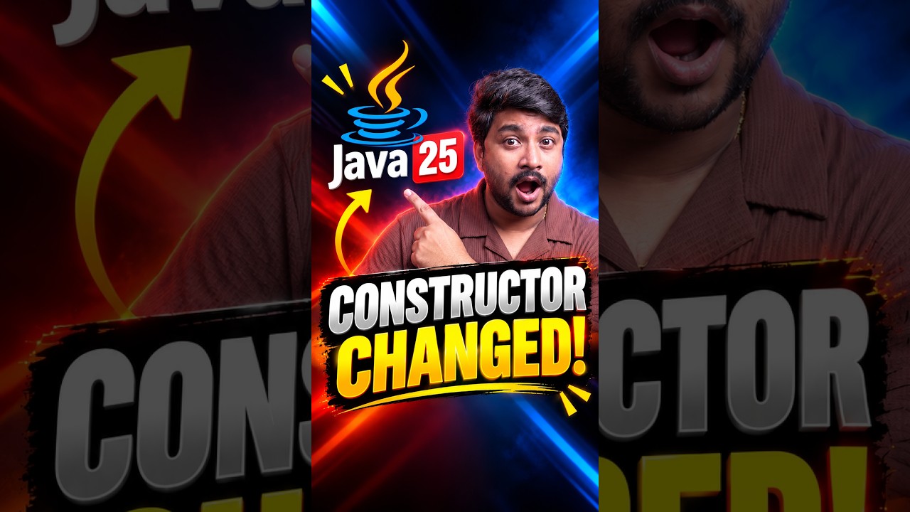 Java 25 New Feature: Flexible Constructor Bodies - YouTube