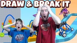 Draw & Break It Gameplay and Review (New iOS and Android Mobile Game) screenshot 1