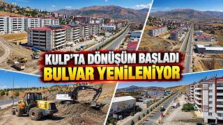Kulp’ta iş makineleri sahaya indi: Bulvar düzenleniyor