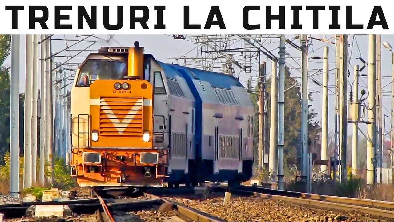 Trenuri la Chitila-Buciumeni km 8+000-13+400 - train festival - viele Züge im Herbst