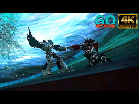 Transformers Prime Uzay Geçidi Savaşı | Megatron VS Optimus | 4K ULTRA HD