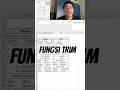Tutorial Fungsi TRIM di Microsoft Excel✨