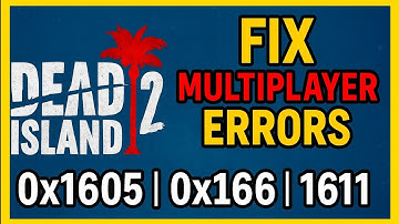 How to FIX Dead Island 2 Multiplayer Errors 0x1605 | 0x1606 | 0x1611 (QUICK FIX)⚡
