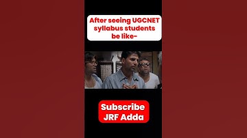 Students Reaction After Seeing UGC NET Syllabus #shorts #shortsfeed #ugcnet #memes