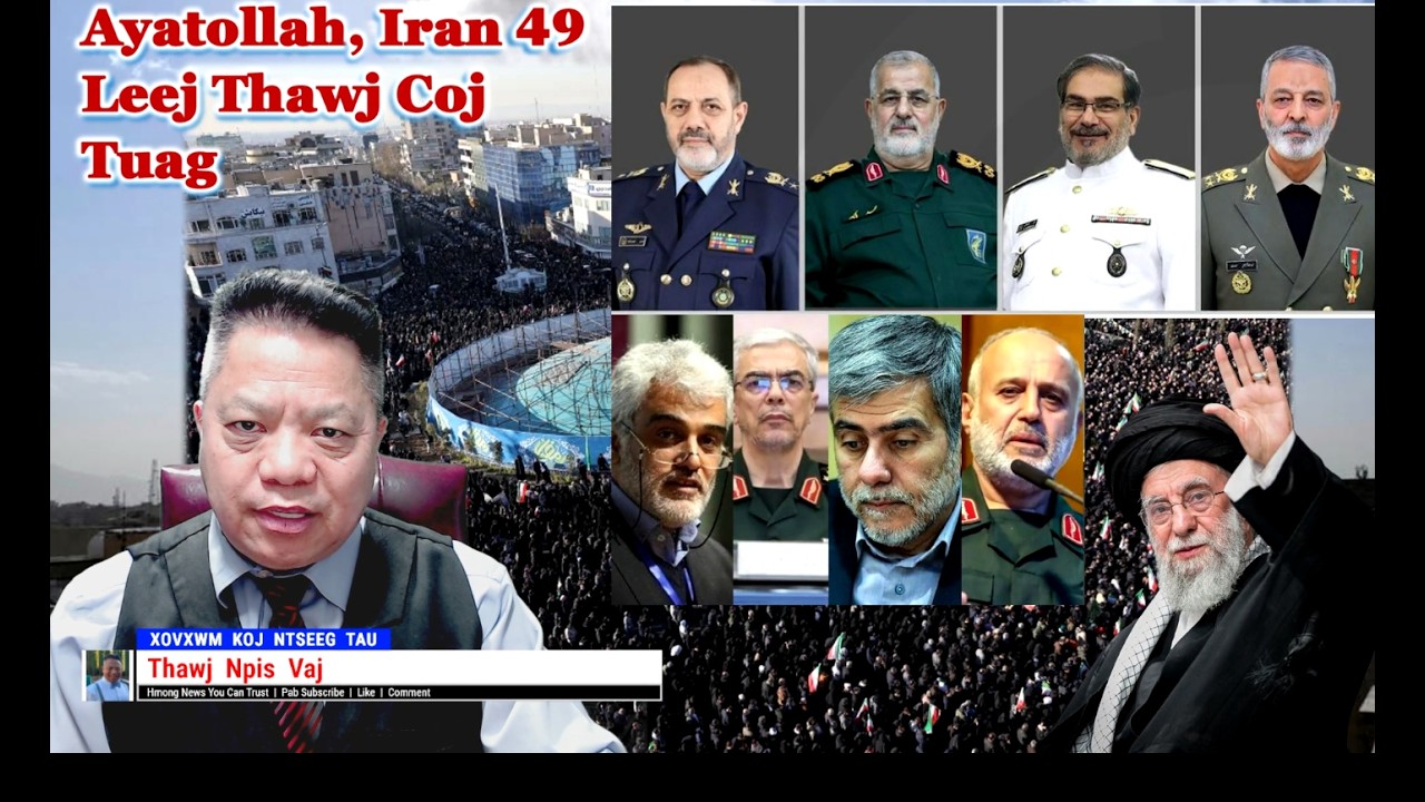 3/2/2026 | US Tua Iran 50 Leej Nom | Phab Mab Tso Neeg Tawm Nkuaj | Txwv Tsis Tau Qhia Niam