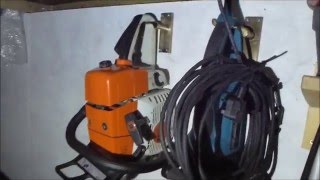 Cainsaw storage