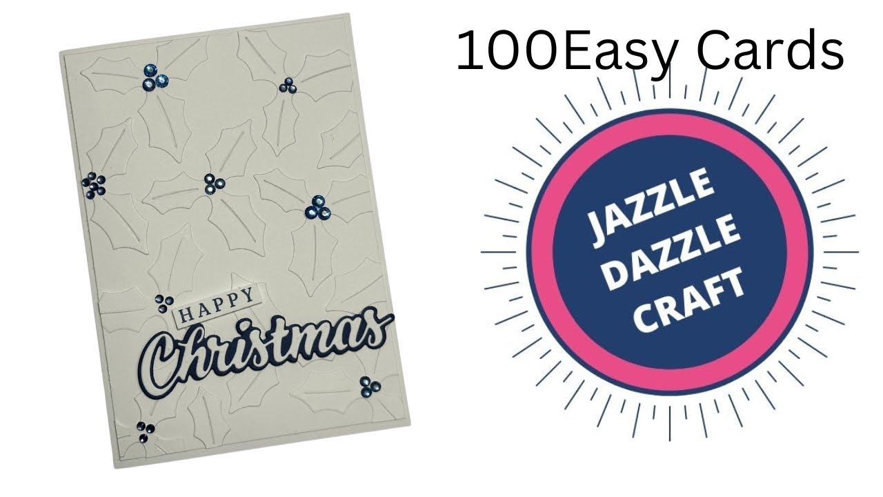 100 Easy Cards- Faux Embossing with Stampin’ Up! Reindeer Fun Dies with ...