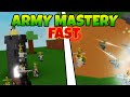 Ability wars  how to get army mastery fast  roblox