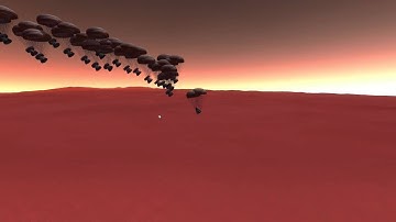 100 Kerbals on Duna Part 4, Parachutes over Duna