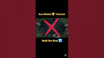 Sun Shield Tricks Tutorial Mobile legends #mlbb #ml2b #sun #tutorial #shorts