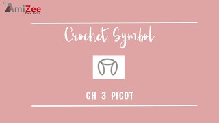 Belajar Tusuk Dasar dan Simbol Rajit|Cara Membuat CH3 PICOT/Tusuk Picot