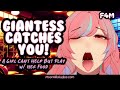 F4M - Giantess Catches & Teases You! [3Dio] [Ear Eating] - Preview!