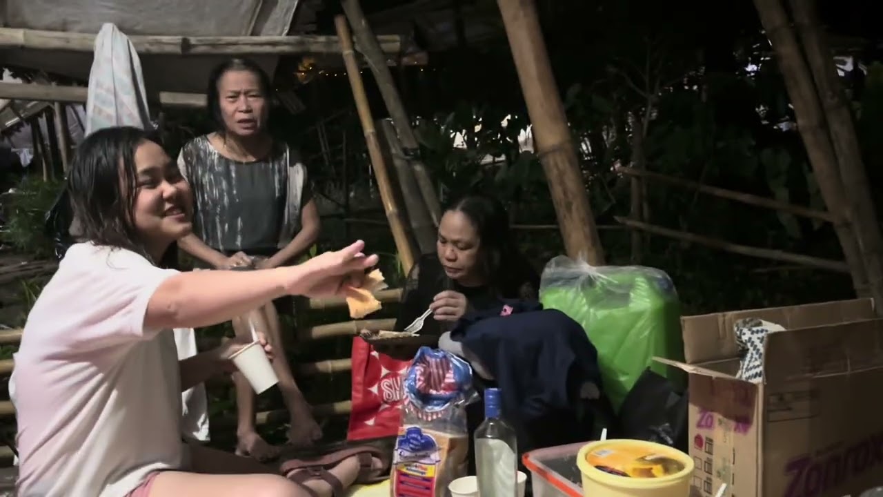 Night swimming with Tita Nancy & Family ❤️