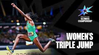 Full Women's Triple Jump Final | World Athletics Ultimate Championship (On-track audio)