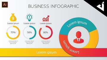 Learn how to design infographic elements for beginners | Adobe illustrator Tutorial