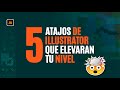 TOP 5 ATAJOS para ILLUSTRATOR que CAMBIARAN TU VIDA | ATAJOS DE TECLADO PARA OPTIMIZAR TU TRABAJO