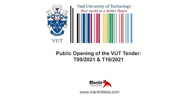 VUT Tender T09/2021 & T16/2021 Public Opening