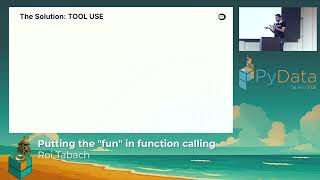 Roi Tabach: Putting the fun in function calling (HE) | PyData Tel Aviv 2025