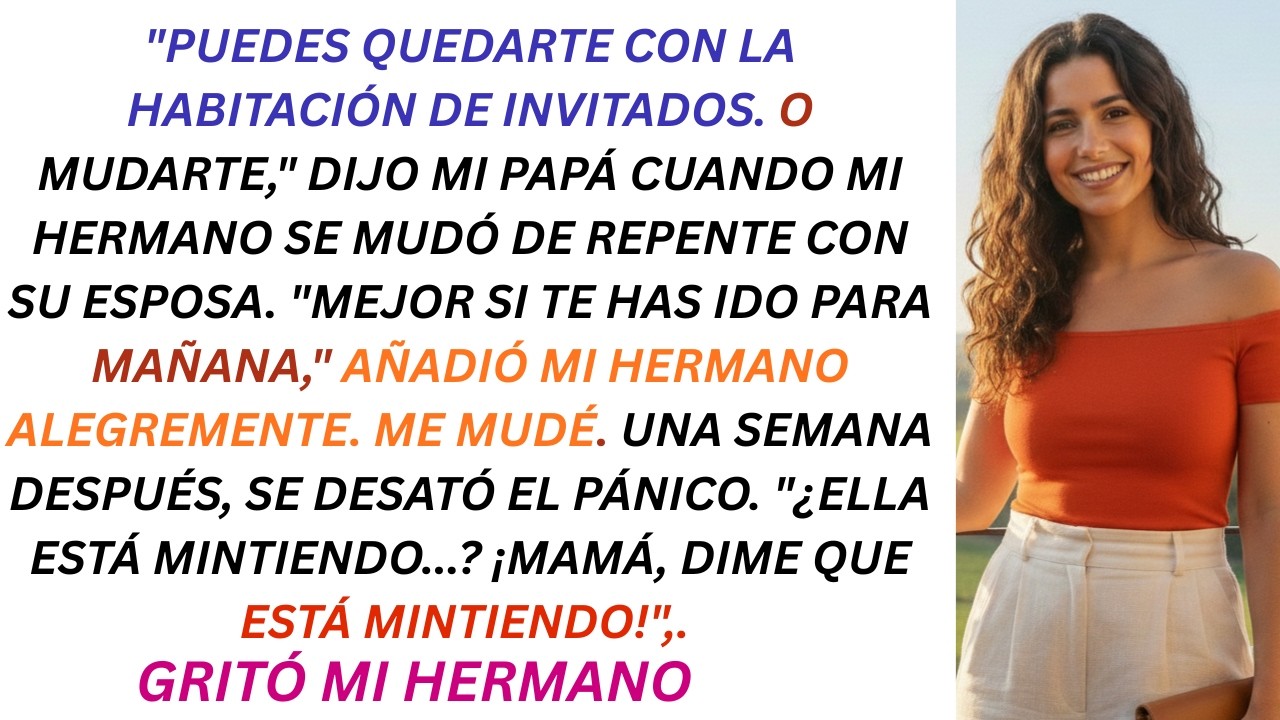 En la cena familiar, mis padres dijeron: 