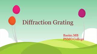 Grating Introduction.