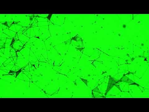 Technology star particles green screen background video effects hd 2021