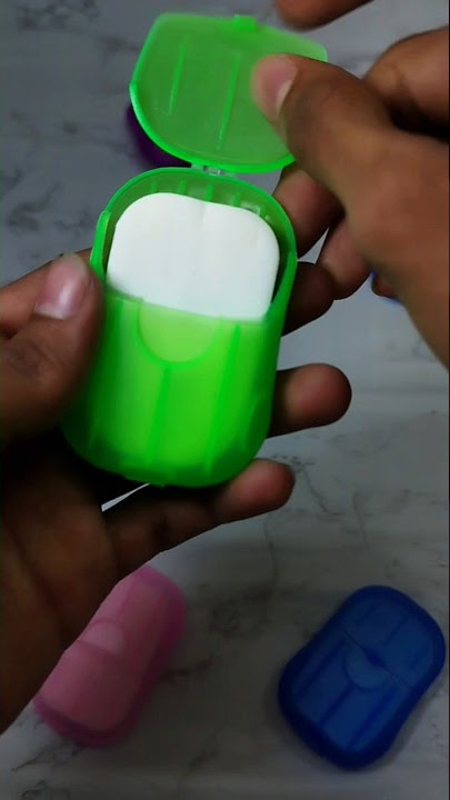 Paper soap 🧼|  For travelling hand wash | Unboxing |  Sharose World  #shorts