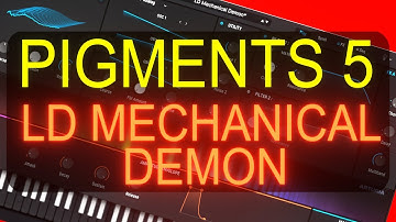 A DEMONIC robot has a sound in Arturia Pigments 5 | Sound Design Tutorial