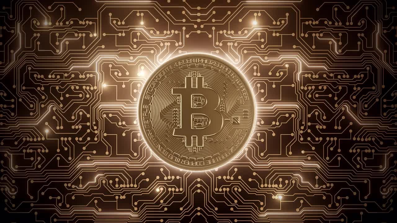 Bitcoin Powers Circuits Motion Graphics