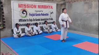 Kata Practice under Missionnirbhaya🥋🥋🥋