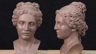 Classical Bust  Mold Making and Cold Casting