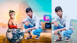 How to Ganesh ji Chaturthi photo edit. Aakash photography screenshot 5