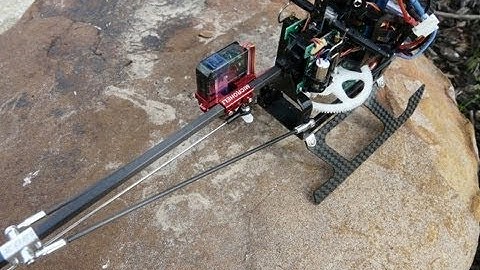 Installing DS35 on Blade 130 X with Microheli mount and extension cable