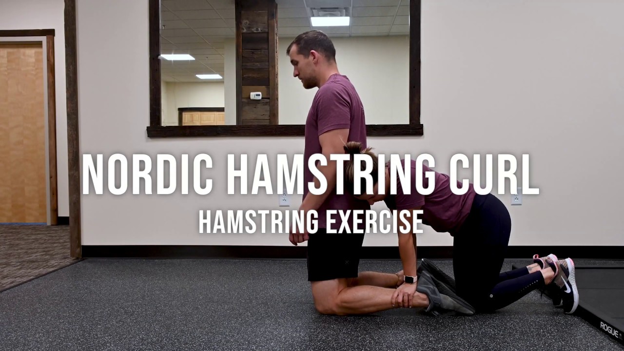 Nordic Hamstring Curl Exercise (Grab a friend!) - YouTube