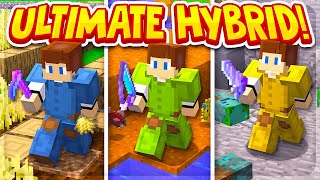USING A *GENIUS* STRATEGY TO BECOME THE #1 HYBRID PLAYER! | Minecraft Universes | OpLegends