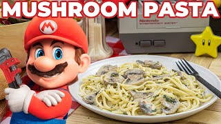 Making the Mushroom Pasta from The Super Mario Bros Movie