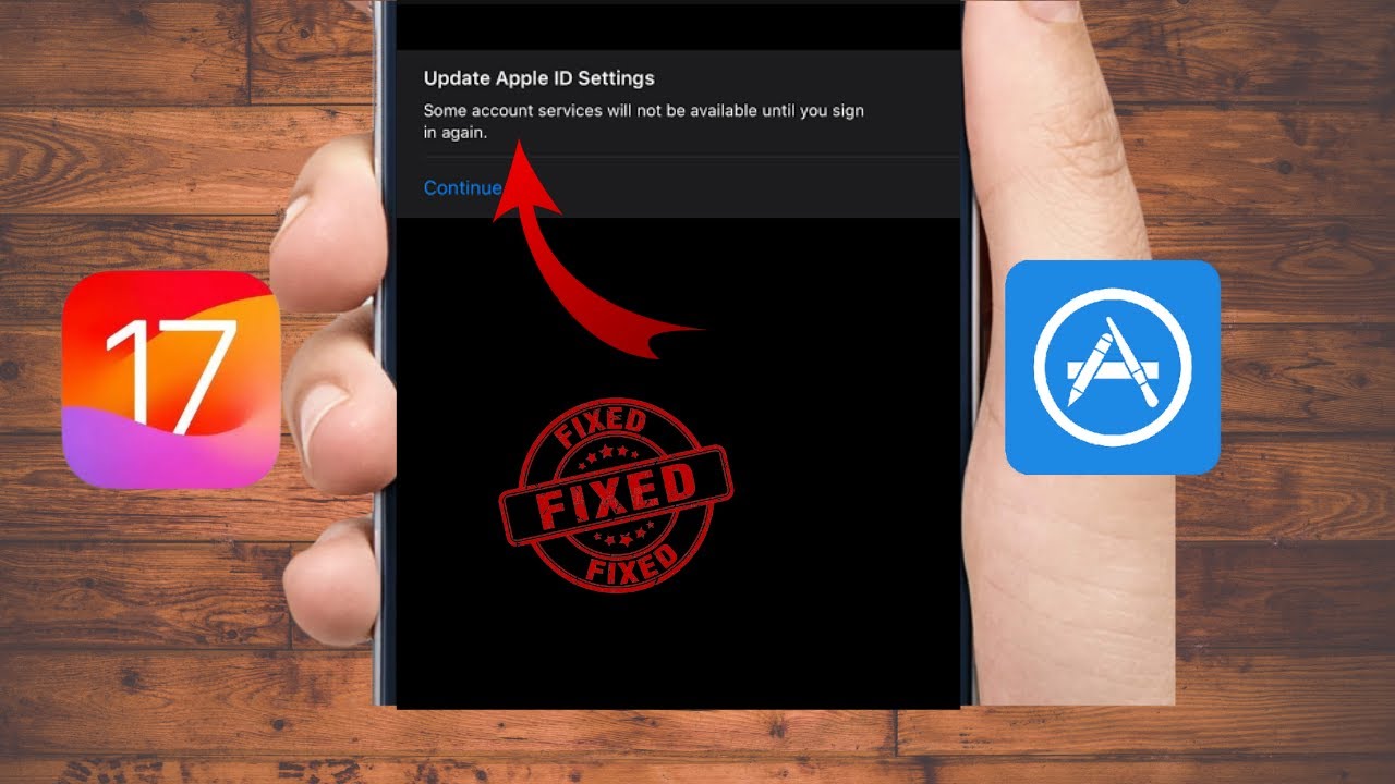 update apple id settings some account services require you to sign in ...