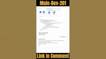 Mule-Dev-201 Certification Exam | Salesforce Certified MuleSoft Developer