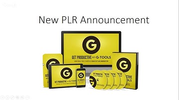 New PLR Product Release - Productivity Private Label Rights Training Videos