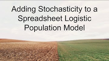 Stochasticity In Logistic Spreadsheet Models (Adding Carrying Capacity)