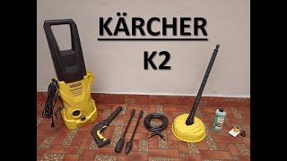 Karcher K2 Pressure Washer  Use Assembly And Features