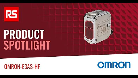 RS Product Spotlight: Omron E3AS-HF Series ToF Photoelectric Sensor | RS