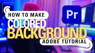 How to Make Colored Background in Adobe Premiere Pro CC | Adobe Tutorial