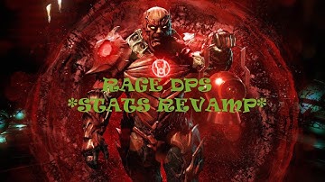 DCUO: Rage DPS Range/Close *STATS REVAMP*