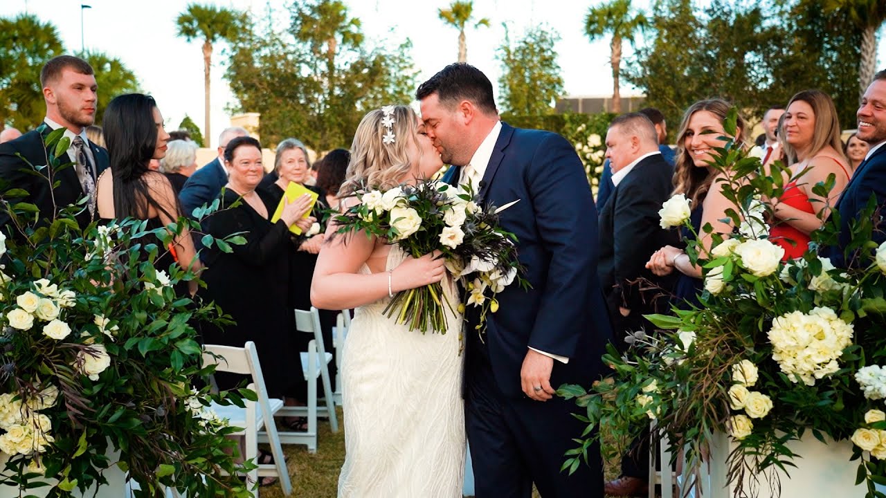 Couple writes sweet letters to each other at Omni Orlando Championsgate wedding wedding film